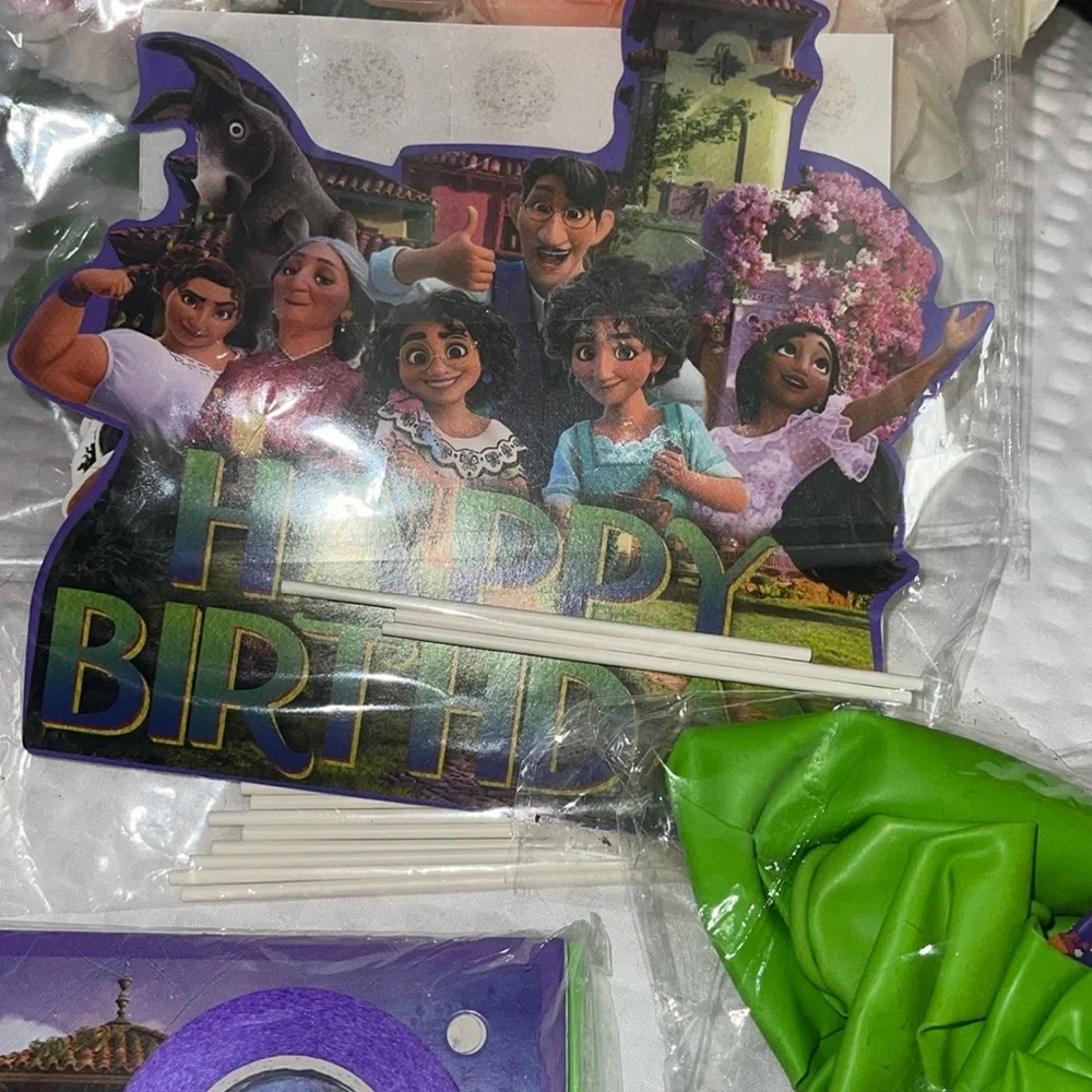 Disney Encanto Bruno, Mirabel, Birthday Party Set, Happy Birthday Kit